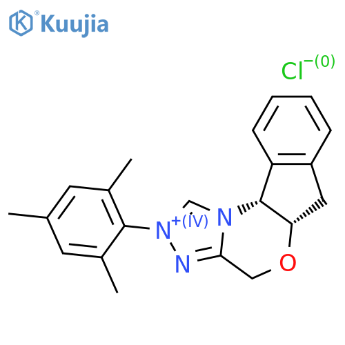 5a-S,10b-R-2-(2,4,6-Trimethyl-phenyl)-2,5a,6,10b-tetrahydro-4H-5-oxa-2,3-diaza-10c-azonia-cyclopentacfluorene Chloride structure