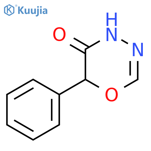 4H-1,3,4-Oxadiazin-5(6H)-one, 6-phenyl-, (6S)- structure