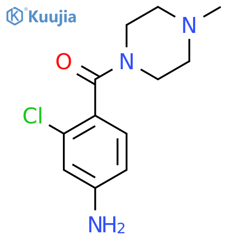 (4-Amino-2-chlorophenyl)(4-methylpiperazin-1-yl)methanone structure