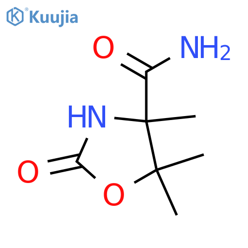 4-Oxazolidinecarboxamide,4,5,5-trimethyl-2-oxo- structure