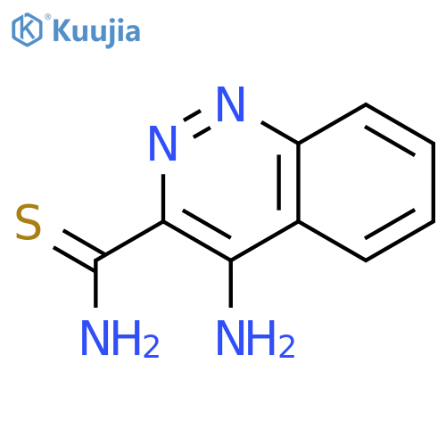 3-Cinnolinecarbothioamide, 4-amino- structure