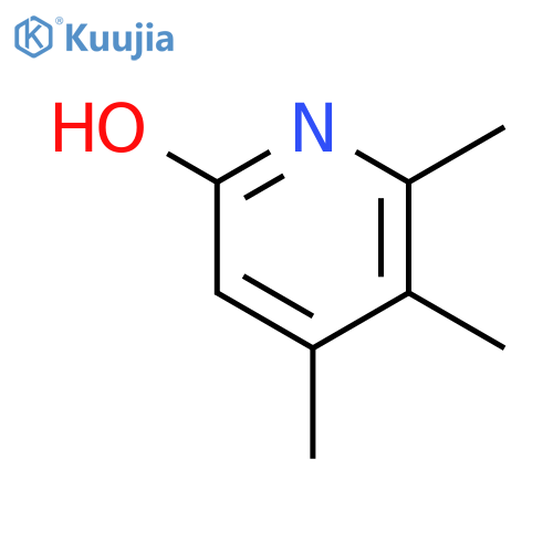 2-Pyridinol, 4,5,6-trimethyl- structure