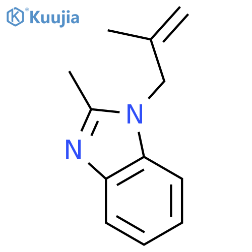 2-methyl-1-(2-methylprop-2-en-1-yl)-1H-1,3-benzodiazole structure