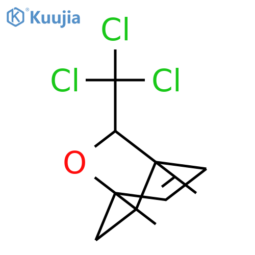 2-Oxabicyclo[2.2.2]oct-5-ene, 1,4-dimethyl-3-(trichloromethyl)- structure