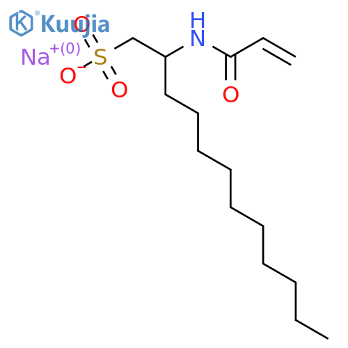 Sodium 2-acrylamidododecane-1-sulfonate structure
