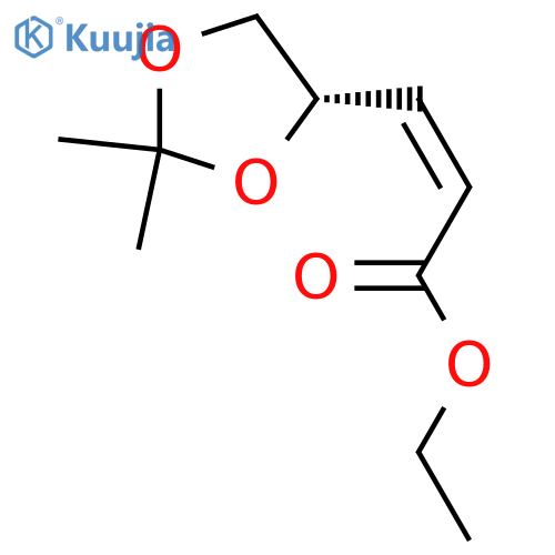 ethyl (Z)-3-[(4S)-2,2-dimethyl-1,3-dioxolan-4-yl]prop-2-enoate structure