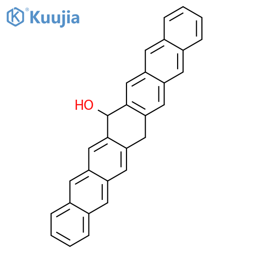 7-Heptacenol, 7,16-dihydro- structure