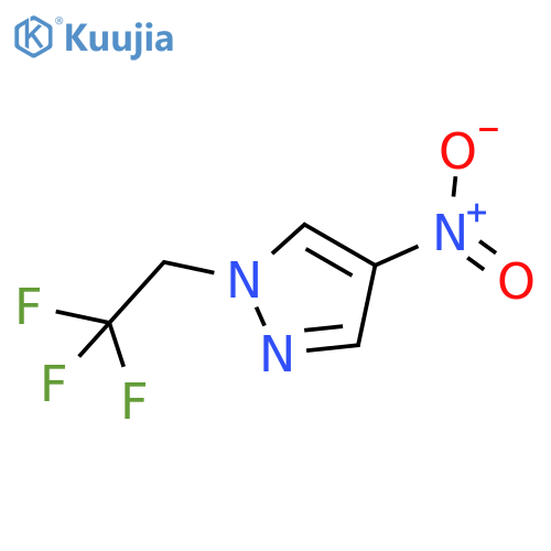 4-Nitro-1-(2,2,2-trifluoroethyl)-1H-pyrazole structure