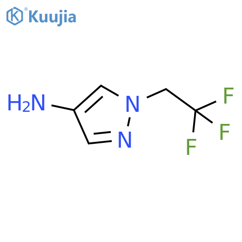 1-(2,2,2-trifluoroethyl)pyrazol-4-amine structure