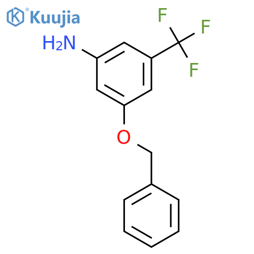 3-(benzyloxy)-5-(trifluoromethyl)aniline structure
