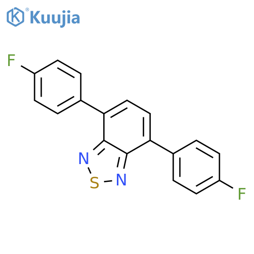 2,1,3-Benzothiadiazole, 4,7-bis(4-fluorophenyl)- structure