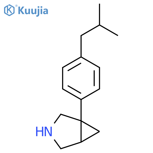 1-[4-(2-Methylpropyl)phenyl]-3-azabicyclo[3.1.0]hexane structure