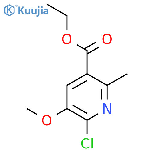 Ethyl 6-Chloro-5-methoxy-2-methylnicotinate structure