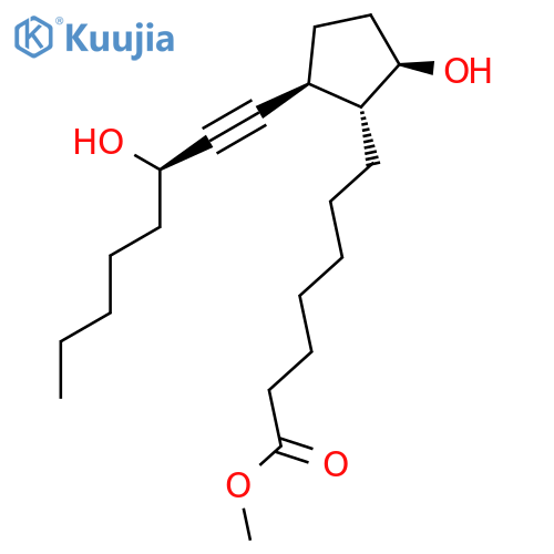 Prost-13-yn-1-oic acid, 9,15-dihydroxy-, methyl ester, (9b,15R)- structure