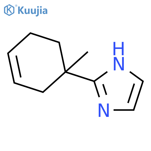 1H-Imidazole, 2-(1-methyl-3-cyclohexen-1-yl)- structure