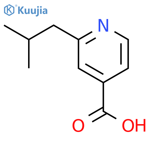4-Pyridinecarboxylic acid, 2-(2-methylpropyl)- structure