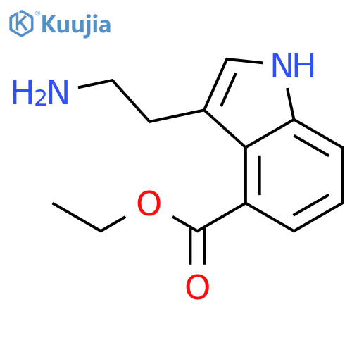 1H-Indole-4-carboxylic acid, 3-(2-aminoethyl)-, ethyl ester structure