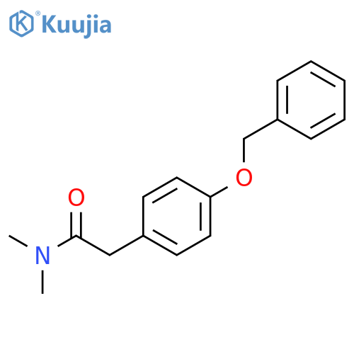 2-(4-(Benzyloxy)phenyl)-N,N-dimethylacetamide structure