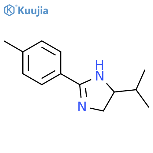 1H-Imidazole, 4,5-dihydro-5-(1-methylethyl)-2-(4-methylphenyl)-, (5S)- structure