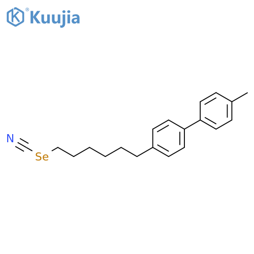 Selenocyanic acid, 6-(4'-methyl[1,1'-biphenyl]-4-yl)hexyl ester structure