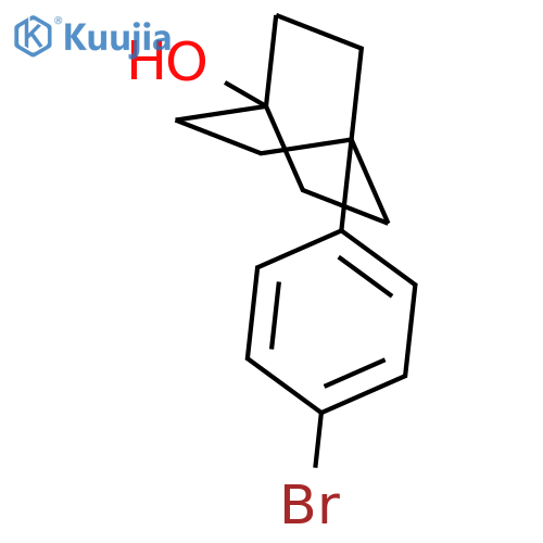 Bicyclo[2.2.2]octan-1-ol, 4-(4-bromophenyl)- structure