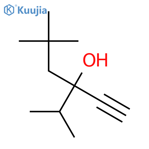 1-Hexyn-3-ol, 5,5-dimethyl-3-(1-methylethyl)- structure