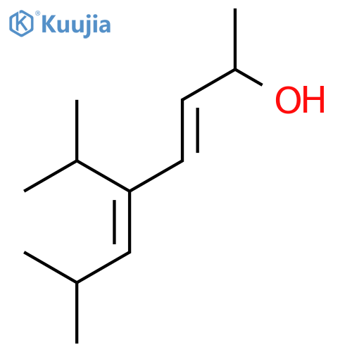 3,5-Octadien-2-ol, 7-methyl-5-(1-methylethyl)-, (3E,5Z)- structure