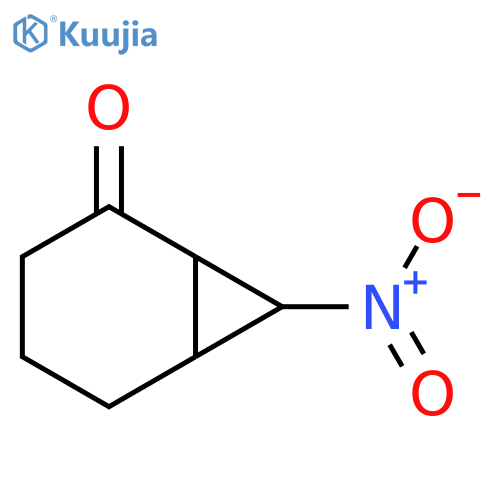 Bicyclo[4.1.0]heptan-2-one, 7-nitro-, (1S,6R,7S)- structure
