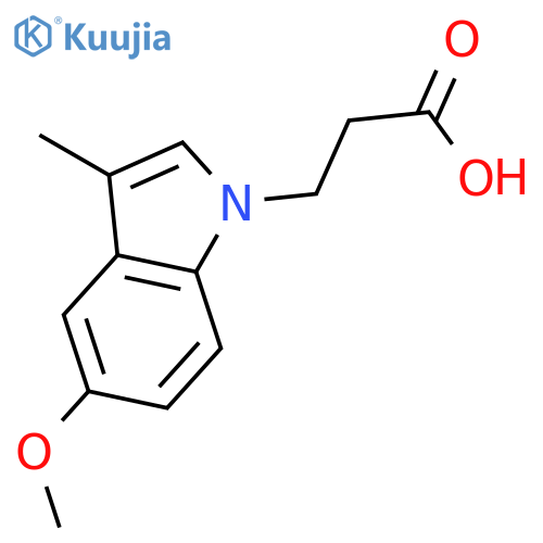 1H-Indole-1-propanoic acid, 5-methoxy-3-methyl- structure