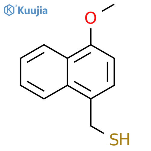 (4-methoxynaphthalen-1-yl)methanethiol structure