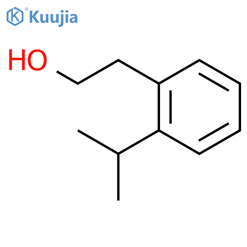 2-2-(propan-2-yl)phenylethan-1-ol structure