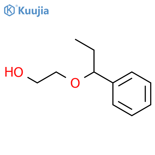 2-(1-phenylpropoxy)ethan-1-ol structure