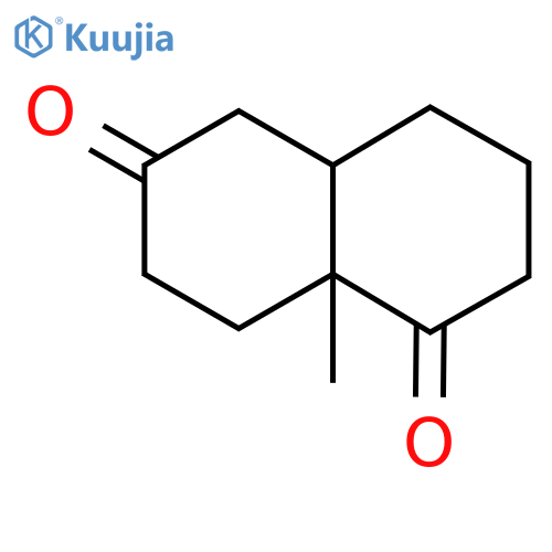 1,6(2H,5H)-Naphthalenedione, hexahydro-8a-methyl- structure