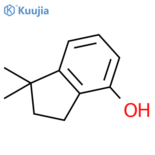 1H-Inden-4-ol,2,3-dihydro-1,1-dimethyl- structure