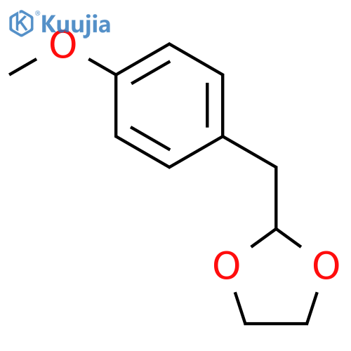 2-(4-methoxybenzyl)-1,3-dioxolane structure