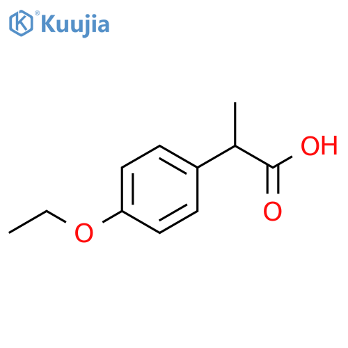 2-(4-ethoxyphenyl)propanoic acid structure