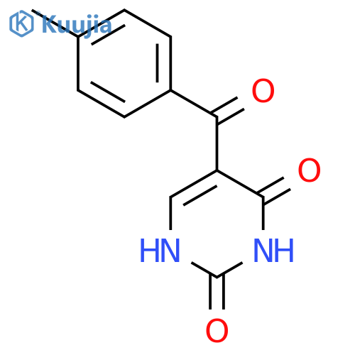 5-(4-methylbenzoyl)-1h-pyrimidine-2,4-dione structure