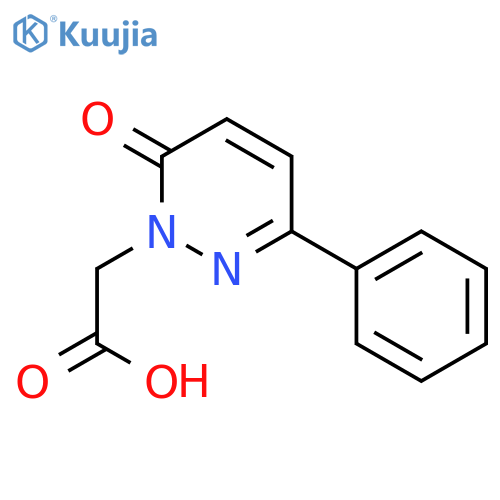 2-(6-oxo-3-phenyl-1,6-dihydropyridazin-1-yl)acetic acid structure