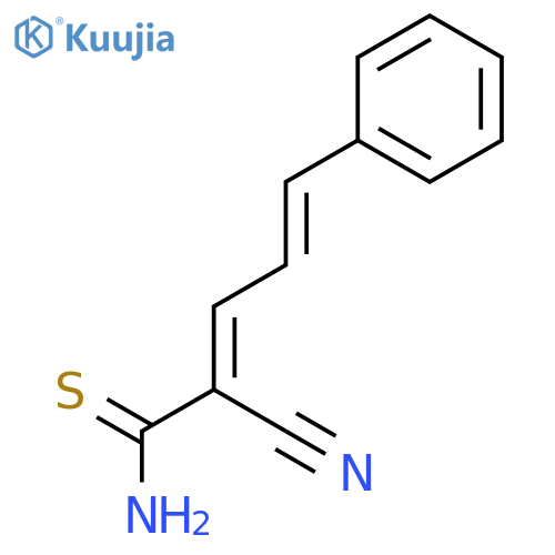 Cinnamylidencyanothioacetamide structure