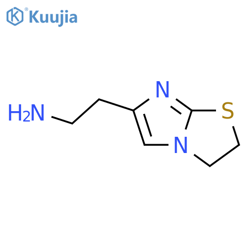 2-{2H,3H-imidazo2,1-b1,3thiazol-6-yl}ethan-1-amine structure