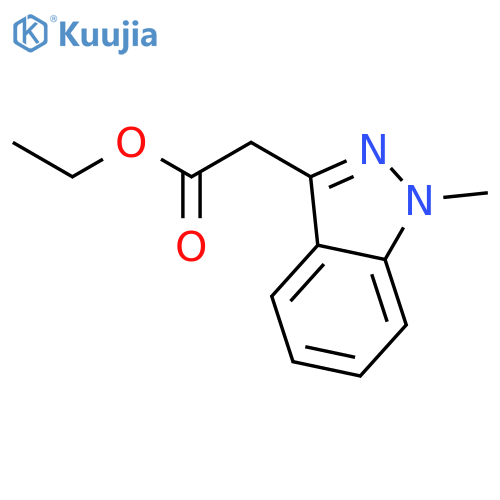 1H-Indazole-3-acetic acid, 1-methyl-, ethyl ester structure