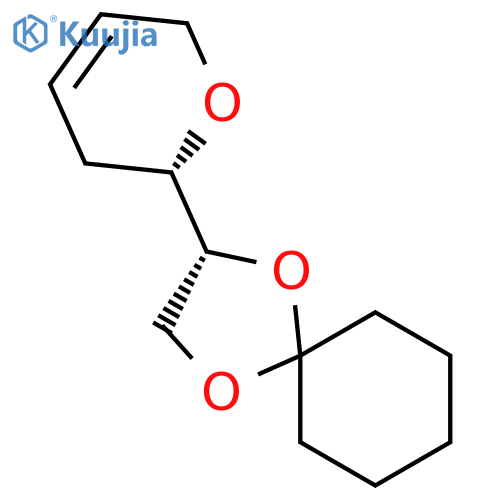1,4-Dioxaspiro[4.5]decane, 2-[(2S)-3,6-dihydro-2H-pyran-2-yl]-, (2R)- structure