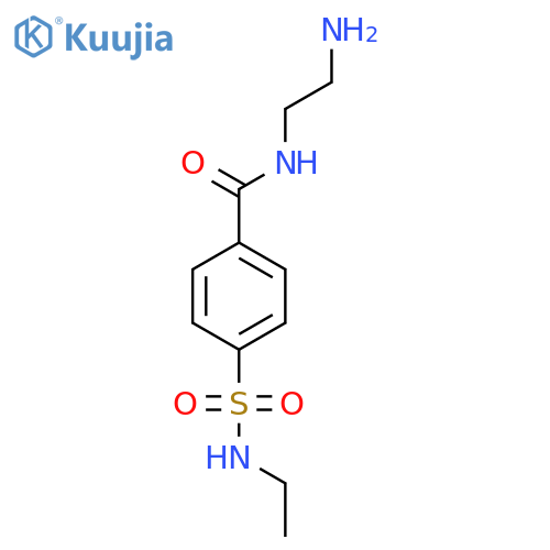 Benzamide, N-(2-aminoethyl)-4-[(ethylamino)sulfonyl]- structure