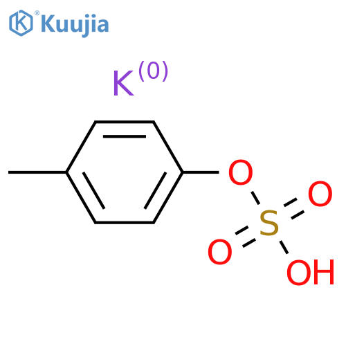 p-Methylphenyl potassium sulfate structure