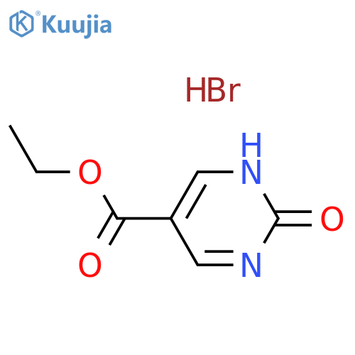 Ethyl 2-oxo-1,2-dihydropyrimidine-5-carboxylate hydrobromide structure