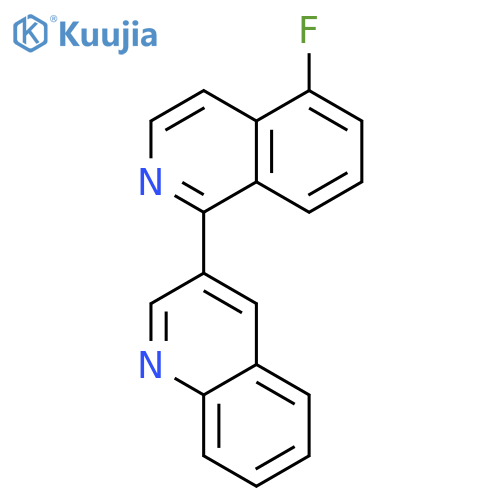 Quinoline, 3-(5-fluoro-1-isoquinolinyl)- structure