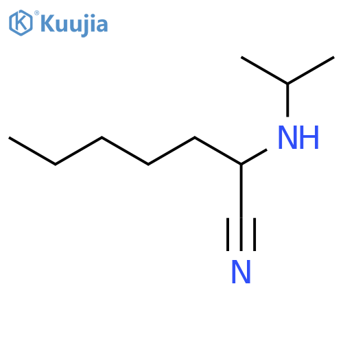 Heptanenitrile, 2-[(1-methylethyl)amino]- structure