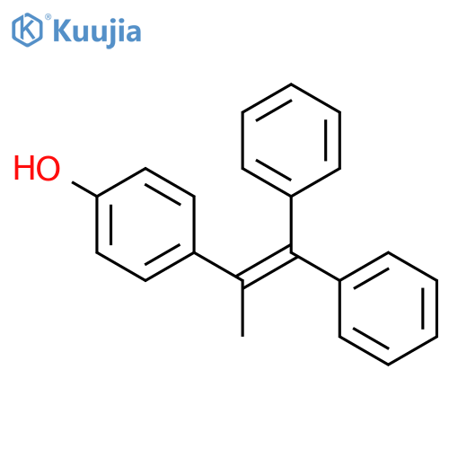 Phenol, 4-(1-methyl-2,2-diphenylethenyl)- structure