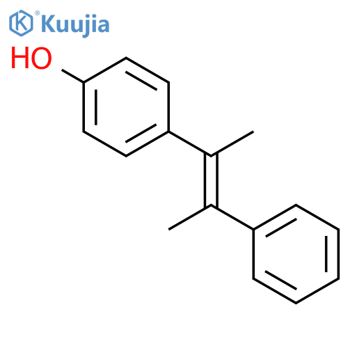 Phenol, 4-(1-methyl-2-phenyl-1-propen-1-yl)- structure