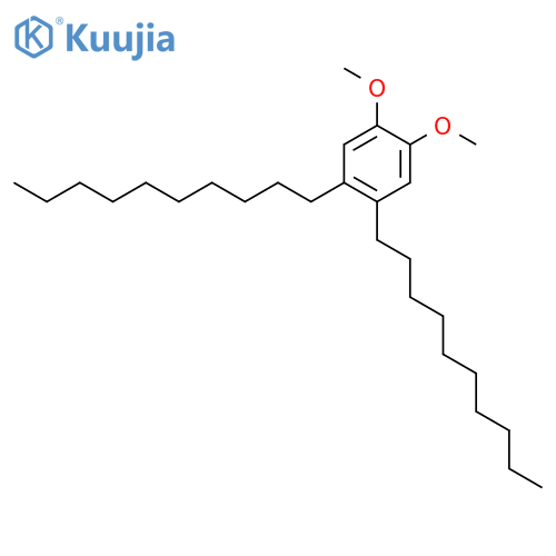 Benzene, 1,2-didecyl-4,5-dimethoxy- structure